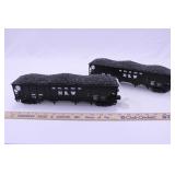 TWO MTH 20-97408 N&W QUAD HOPPERS W/ COAL LOADS