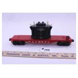 1958 LIONEL #6818 VARIATION A TRANSFORMER FLAT CAR