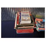 STACK OF NON FICTION TRAIN BOOKS