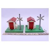 TWO POST WAR LIONEL #45N AUTOMATIC GATEMEN