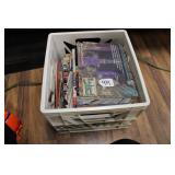 MILK CRATE OF VARIOUS TCA MAGAZINES