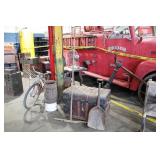 WOODEN SHOVEL & RAKE