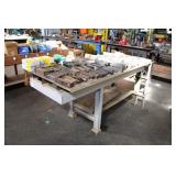 STEEL SHOP TABLE 72" X 36" X 36"