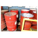FOUR BARRELS OF ASSORTED CUTTING OIL