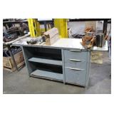 66" X 18" X 30" METAL DESK