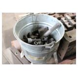 BUCKET OF HOLD DOWN BOLTS