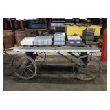 ANTIQUE RAILWAY STATION BAGGAGE CART