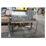 INDUSTRIAL WORK STATION W/ CABINETS 60"X 29" X 34"