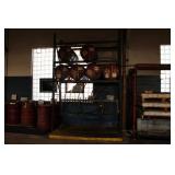 LARGE BARREL RACK W/ DISPENSER & CATCH BASIN