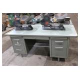 STEELCASE METAL OFFICE DESK 70" X 36" X 29"