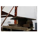 PALLET OF SCRAP & BLOCKING