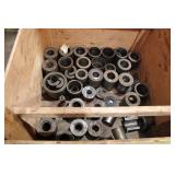 CRATE OF ASSORTED BUSHINGS & SHIMS