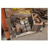 PALLET OF MACHINE FEET & MORE