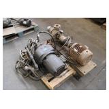 TWO ELECTRIC MOTORS W/ PUMP