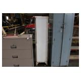 METAL LOCKER W/ CONTENTS 15" X 12" X 33 1/2"
