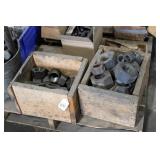 TWO BOXES OF LARGE NUTS