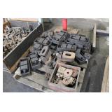 PALLET OF MACHINE FEET