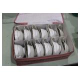 NORITAKE GOLD INLAID TEA CUPS