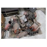 THREE LODESTAR ELECTRIC CHAIN HOISTS