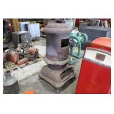 P.D. BECKWITH ROUND OAK PARLOR STOVE 18-S-B