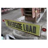 OVERSIZE LOAD SIGN W/ LIGHTS