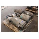 PALLET OF ELE. MOTORS TO INCL. GE 10HP , 3HP, 7HP