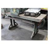 72" X 28" X 32" WOODEN TABLE