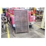 ANTIQUE DOOR, SIFTER & HAND RAIL