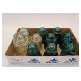 ASSORTMENT OF HEMINGRAY INSLUATORS