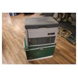 OZARK TRAIL SLEEPING BAG & TWO COLEMAN COOLERS