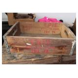 ERIE PA BOTTLING CORP. WOODEN CRATE