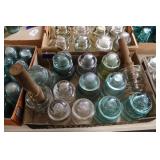 ASSORTMENT OF WHITALL TATUM INSULATORS