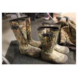 TWO PAIRS OF HUNTING BOOTS