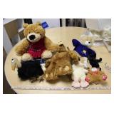ASSORTED STUFFED ANIMALS INCL. ALF