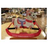 GIRLS RADIO FLYER ROCKING HORSE