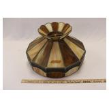 CARAMEL SLAG GLASS SHADE