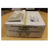 SHELTER SMALL ADJUSTABLE CHIMNEY COVER W/ GRATE