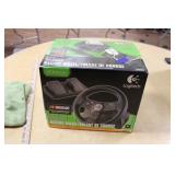 LOGITECH XBOX NASCAR RACING WHEEL