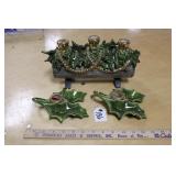 DECORATIVE CERAMIC CANDLE HOLDERS