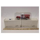 TWO GOLD WHEELS DIECAST FORD PEPSI TRUCKS