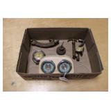 GUAGES, OILER, FLODING CROWBAR, & MORE