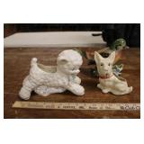 CERAMIC ANIMAL PLANTERS