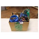 BOX OF MISC. ELECTRICAL AND PLUMBING ACCESSORIES
