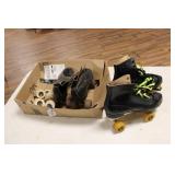 (2) PAIRS ROLLER SKATES