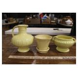 THREE CERAMIC PIECES