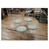 (4) VINTAGE PARLOR CHAIRS