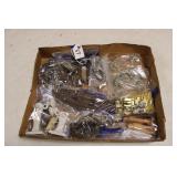 FLAT OF VINTAGE DOOR / CABINET HARDWARE