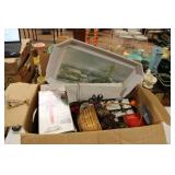 BOX OF CHRISTMAS ITEMS