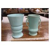 TWO POTTERY VASES