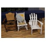 (3) ASSORTED WOODEN CHAIRS